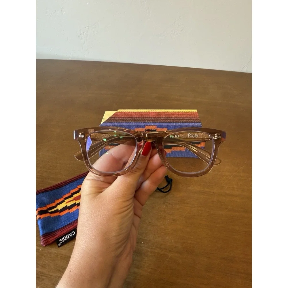 Caddis Porgy Backstage Polished Bong Water Reading Glasses NEW 3.00 Readers